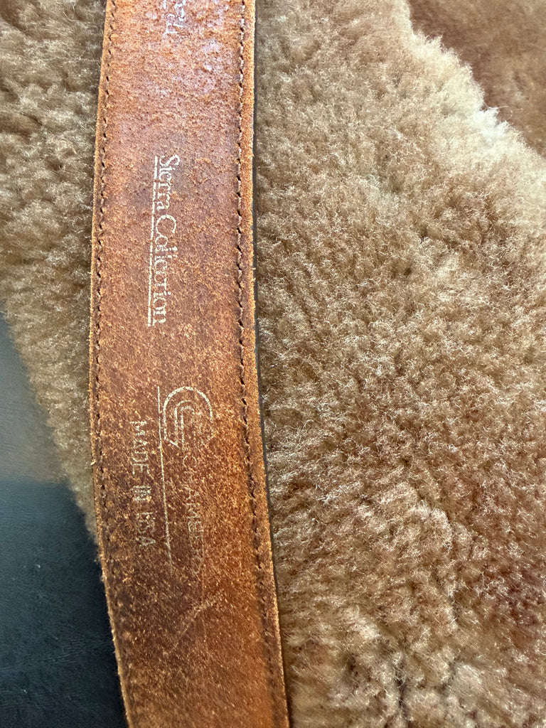 Vintage Custom Fur & Leather Crossbody Bag