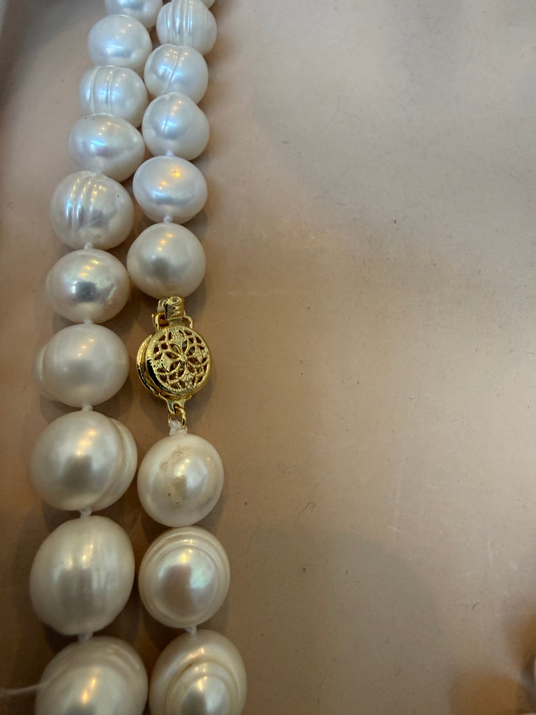 South Sea Baroque White Pearl Necklace
