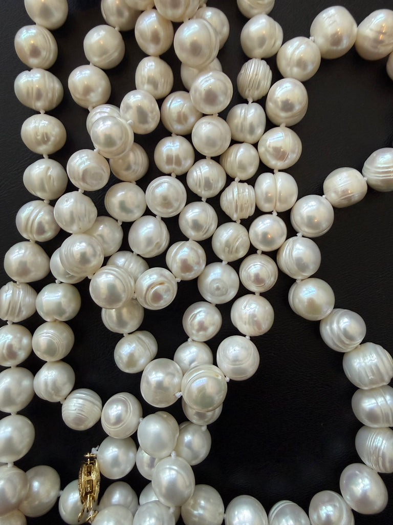 South Sea Baroque White Pearl Necklace