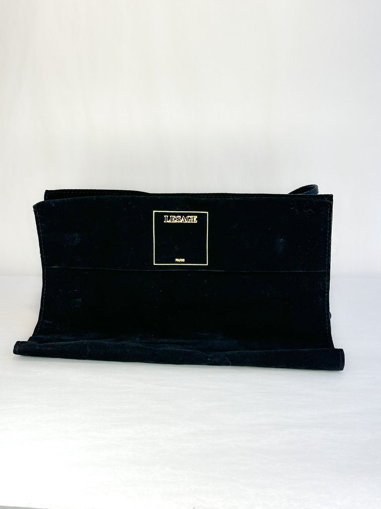 Alain Tondowski for Lesage Paris Sling-Back Beaded Kitten Heels