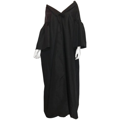 Bill Blass 1980's Pink Coral Pom Pom Wool Coat