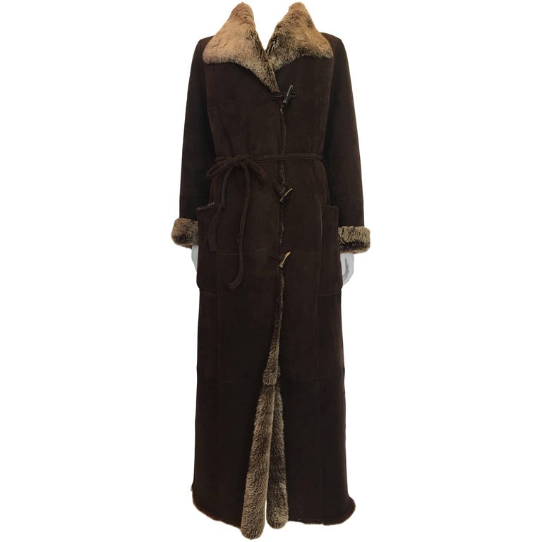 Kenzo Suede Lamb Skin Coat