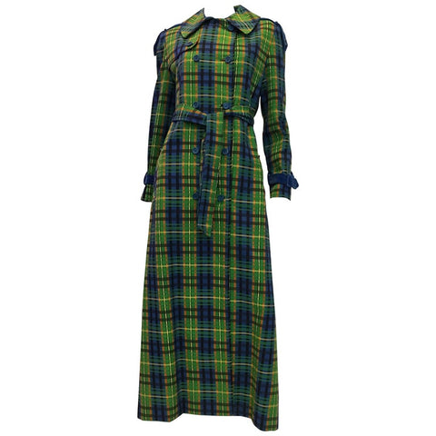 Bill Blass 1980's Pink Coral Pom Pom Wool Coat