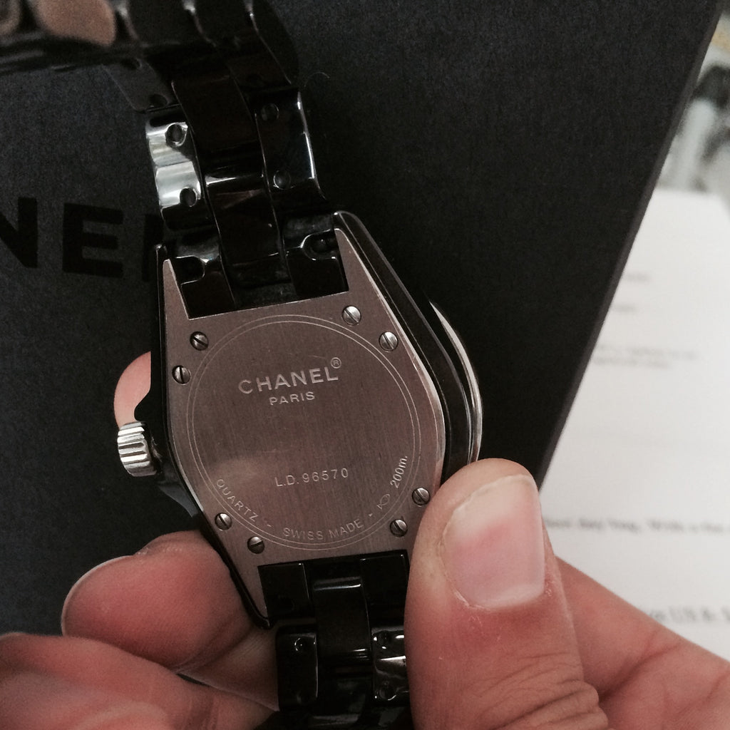 Chanel J12 Black Ceramic 38mm Automatic Diamond H1626