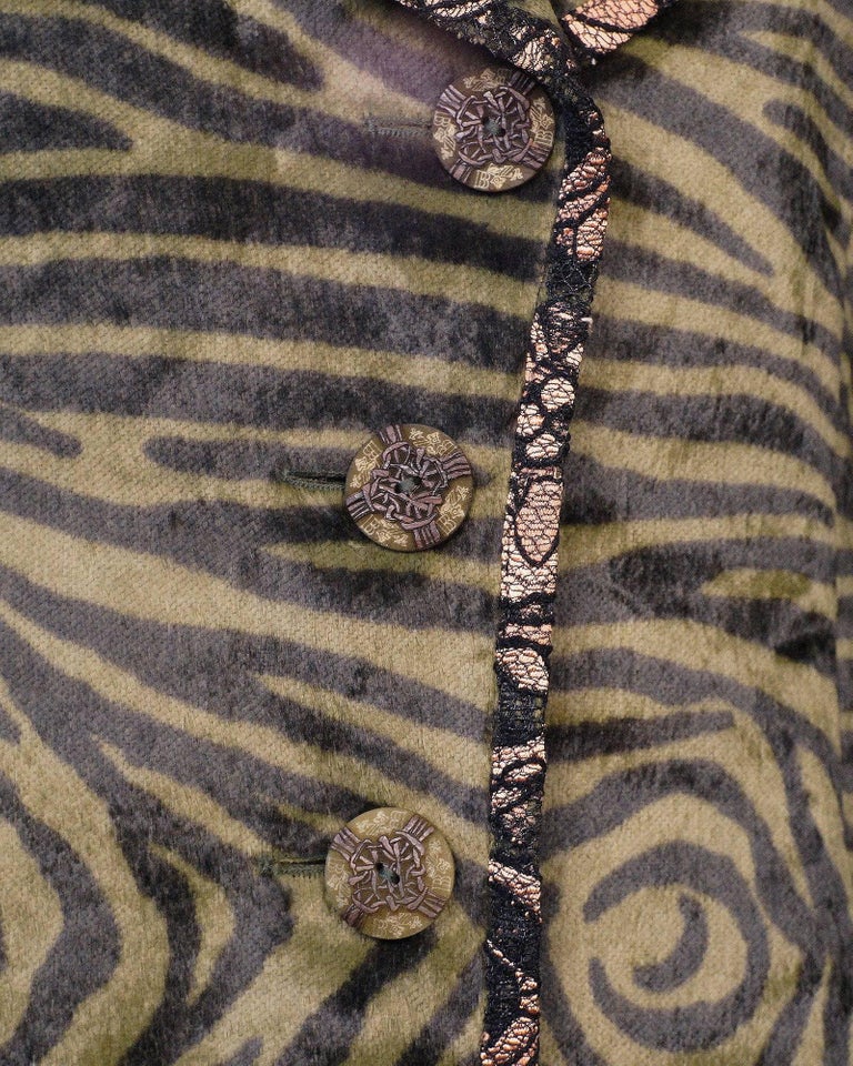 Christian Lacroix Tiger Print Coat