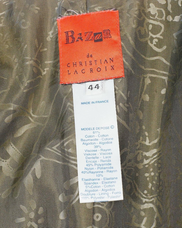 Christian Lacroix Tiger Print Coat