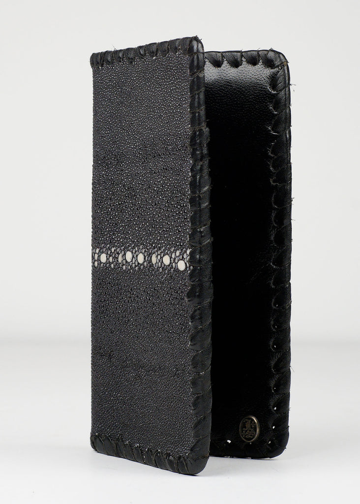 Stingray Black Artisan Wallet