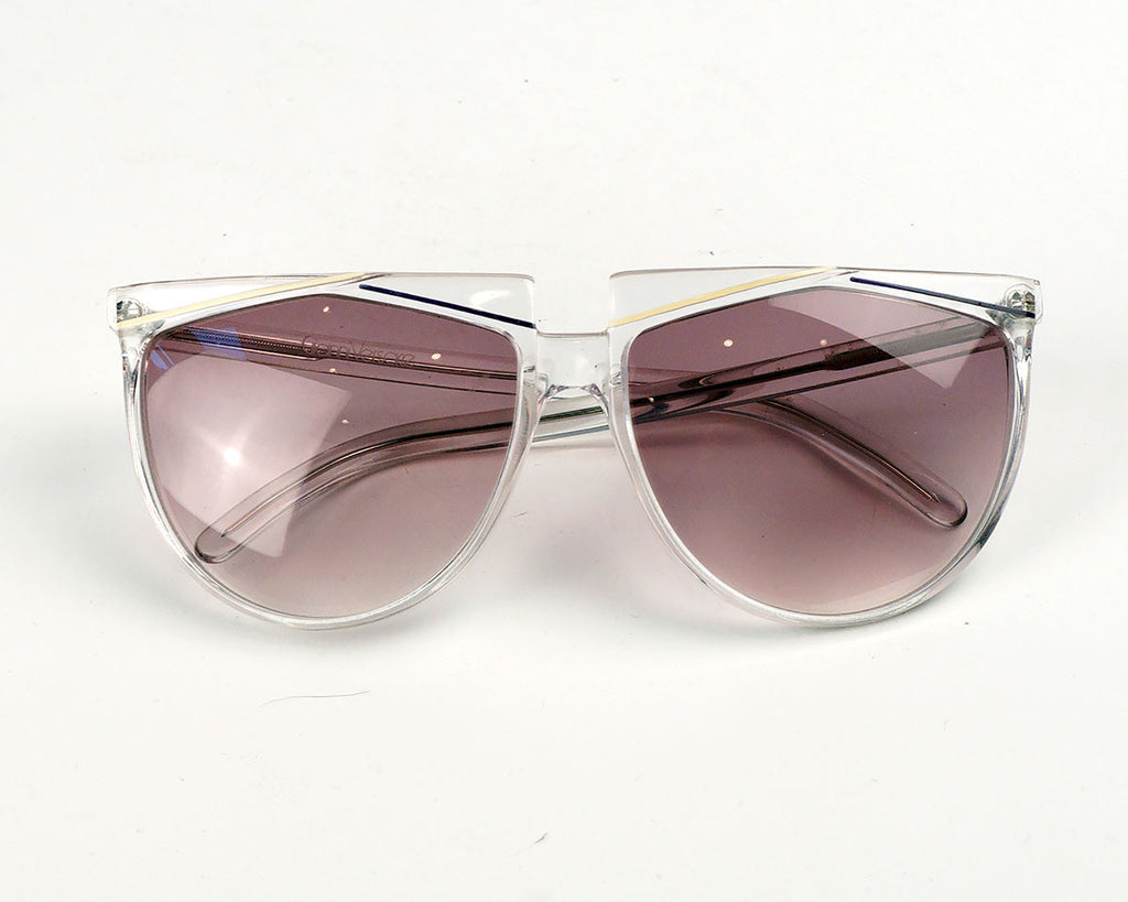 Versus Vintage Clear Frame Sunglasses