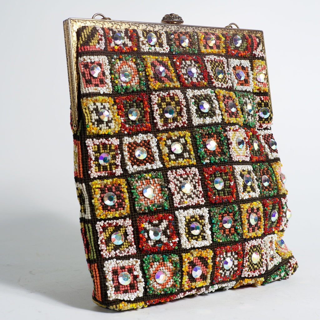 1960's Jeweled & Beaded Bag