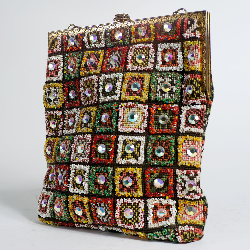 1960's Jeweled & Beaded Bag