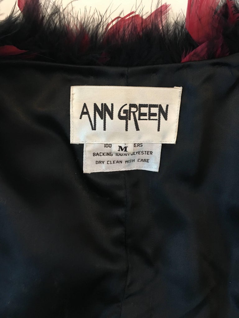 Anne Green 1960's Feather Coat
