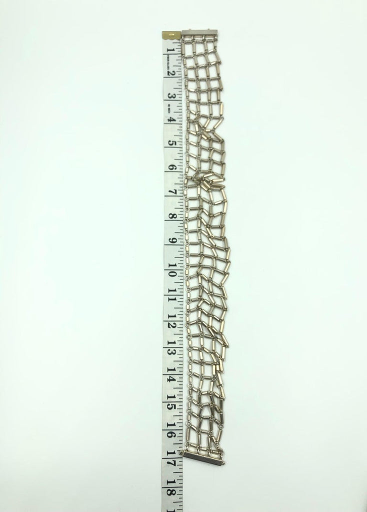 1970's Sterling Silver 925 Linked Collar and Earring Set