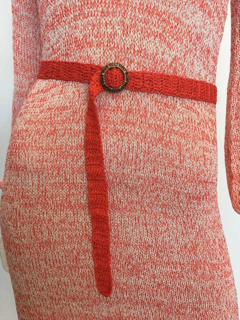Helga Howie 1970's Knit Space Dye Dress