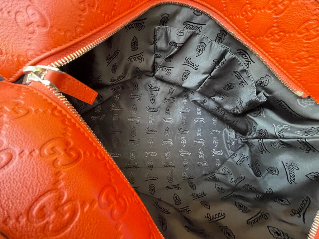 Gucci orange tote