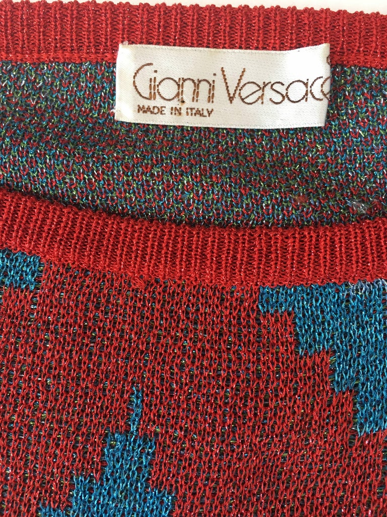 Gianni Versace 1980's Knit Sweater