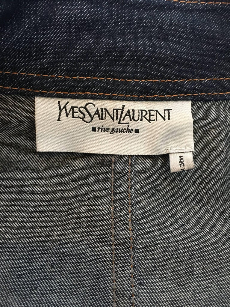 Yves Saint Laurent 1990's Denim Jacket