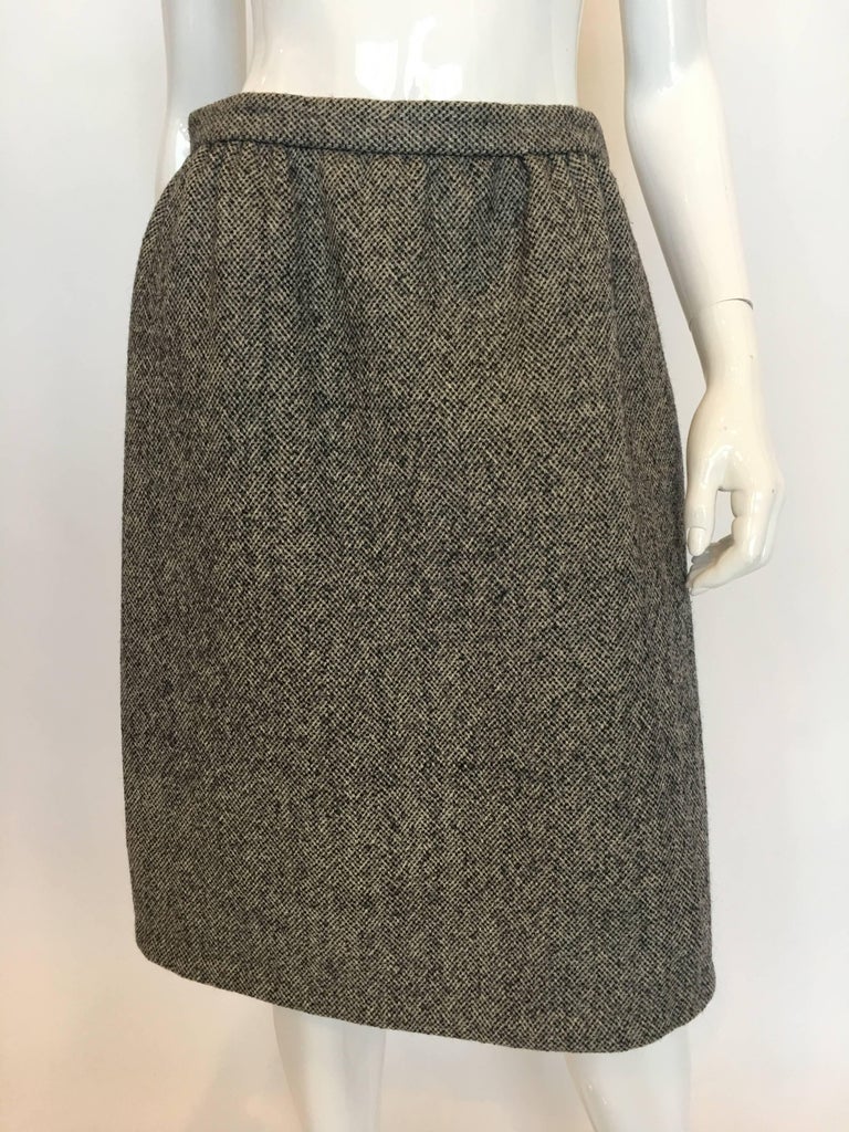 Norell Vintage 1960's Tweed Skirt Suit