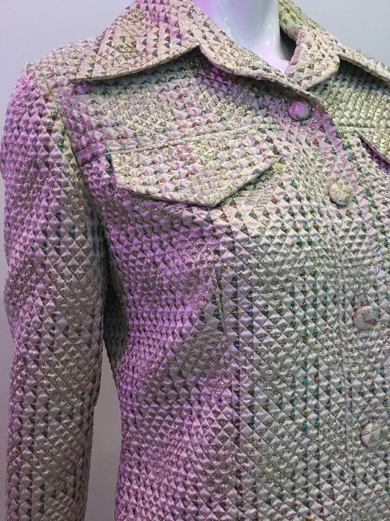 1970's Kent Originals Gold Lame Outfit