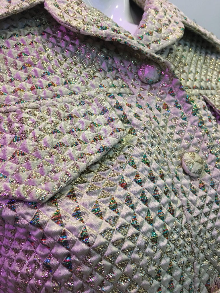 1970's Kent Originals Gold Lame Outfit