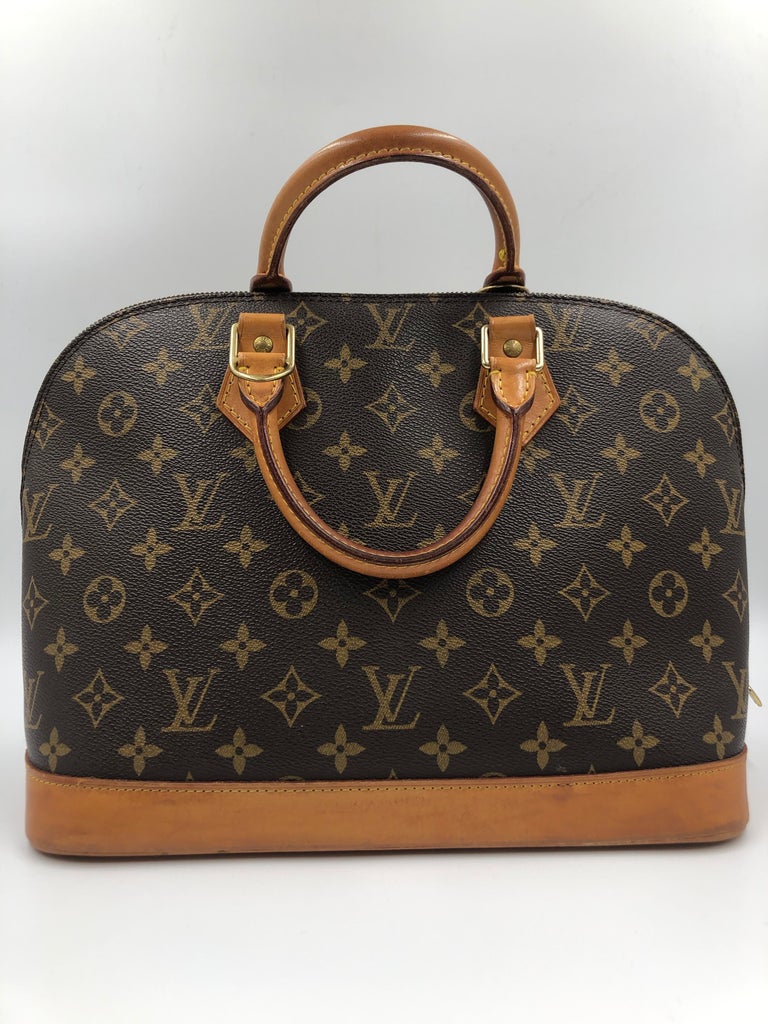 Louis Vuitton Brown Monogram Canvas Alma Pm Bag