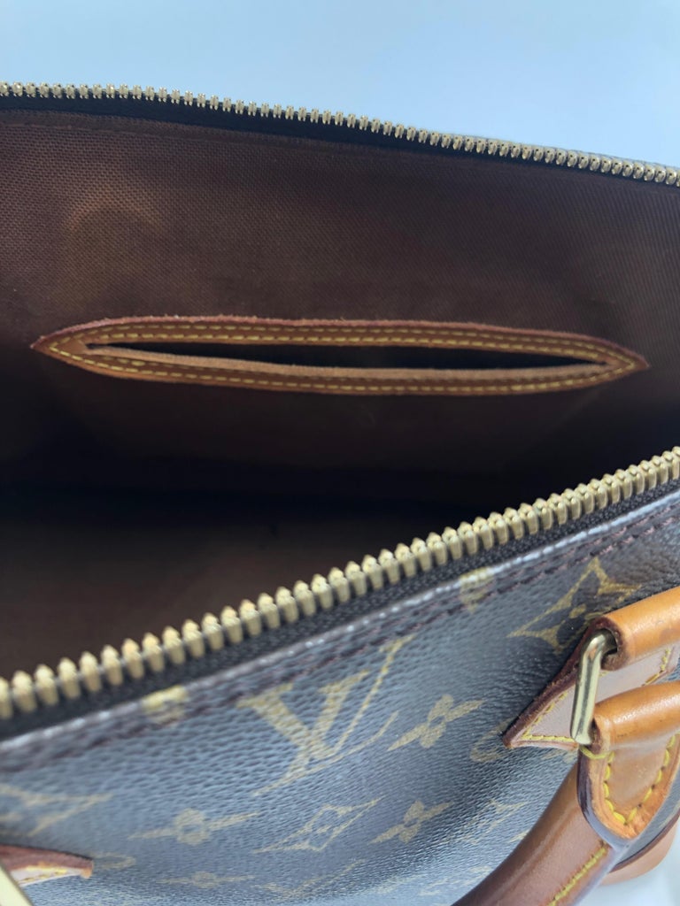 Louis Vuitton Brown Monogram Canvas Alma Pm Bag