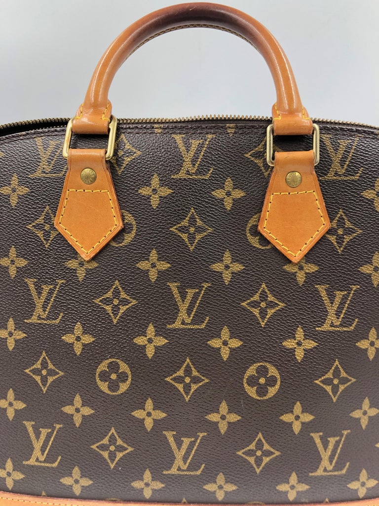 Louis Vuitton Brown Monogram Canvas Alma Pm Bag