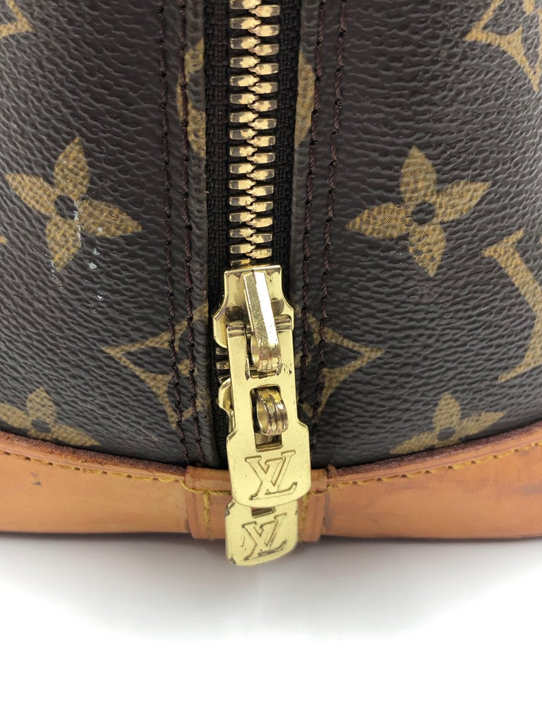 Louis Vuitton Brown Monogram Canvas Alma Pm Bag