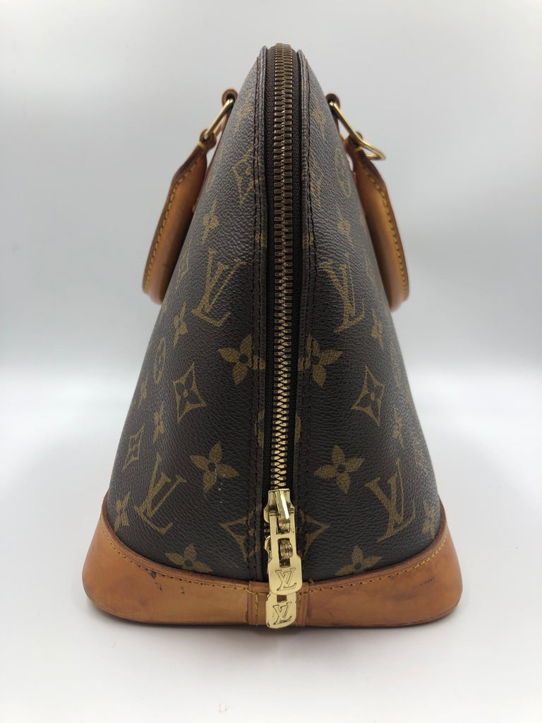 Louis Vuitton Brown Monogram Canvas Alma Pm Bag