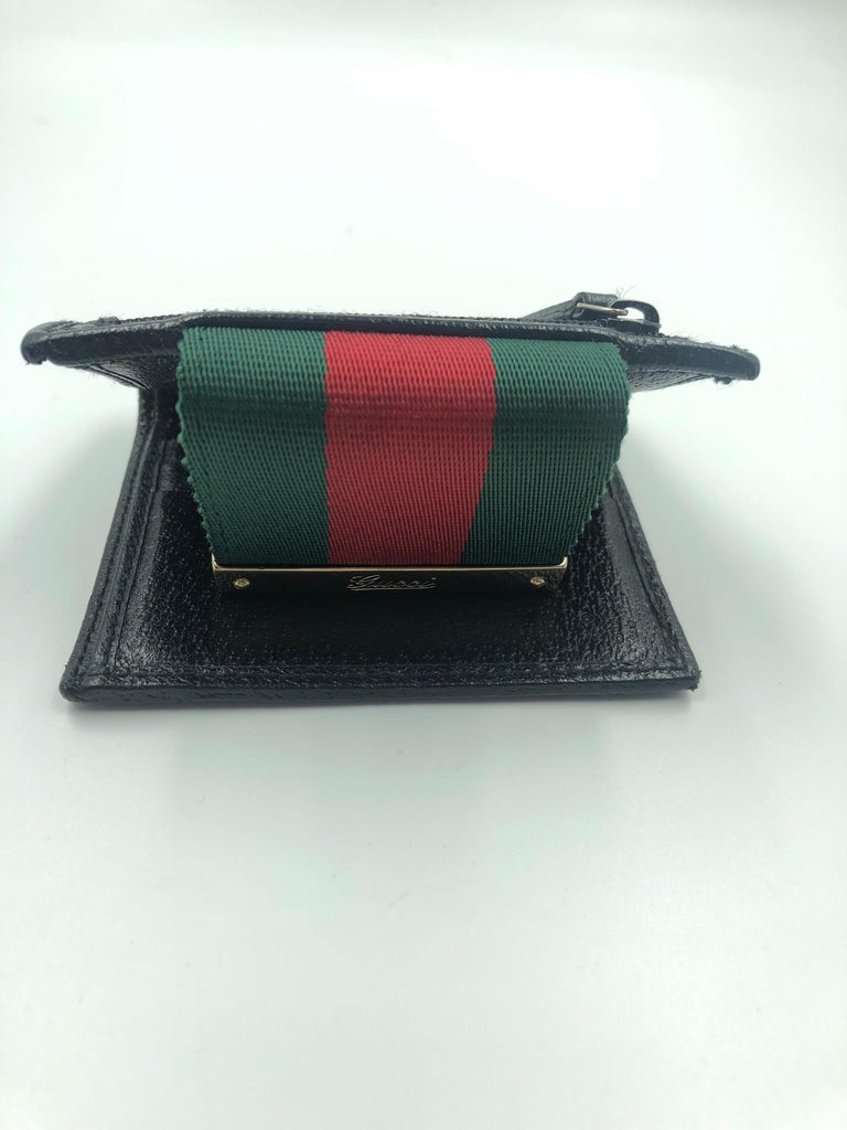 Gucci Red & Green Stripe Small Wallet