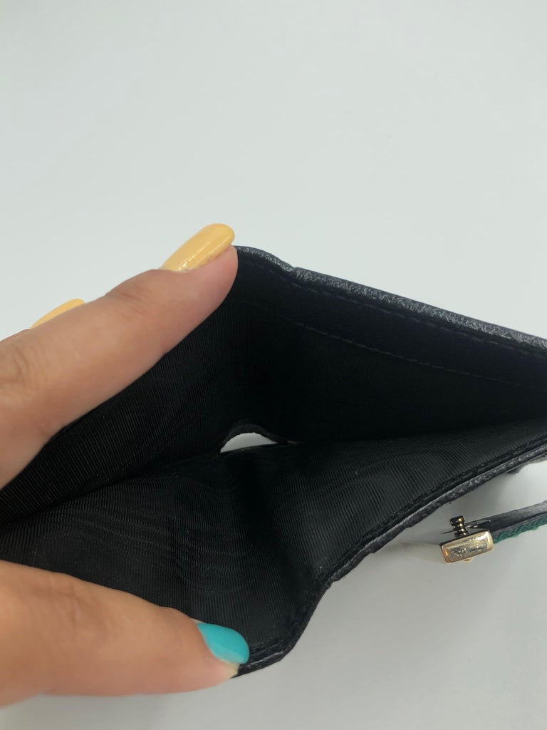 Gucci Red & Green Stripe Small Wallet