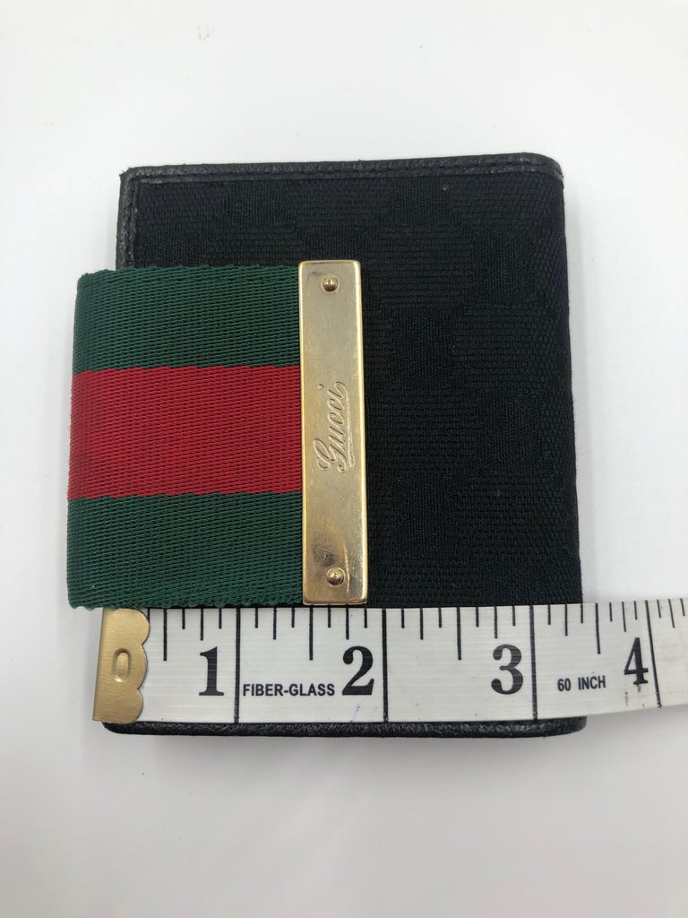 Gucci Red & Green Stripe Small Wallet