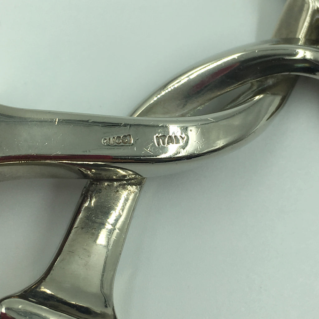Gucci Silver with Red and Green Classic Stripe Shoehorn