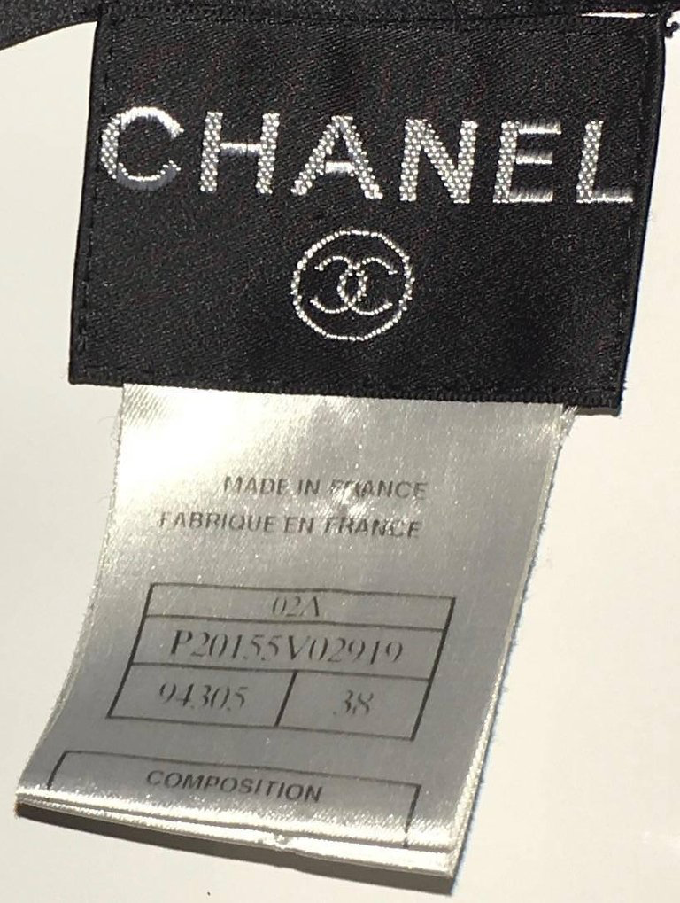 Chanel Black Silk Dress