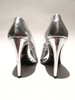 Prada Silver Metallic Heels