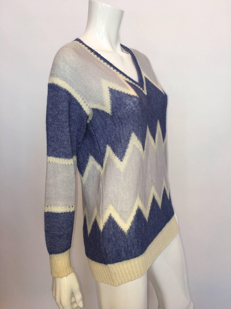 Courrèges Paris 1970's Mohair Sweater