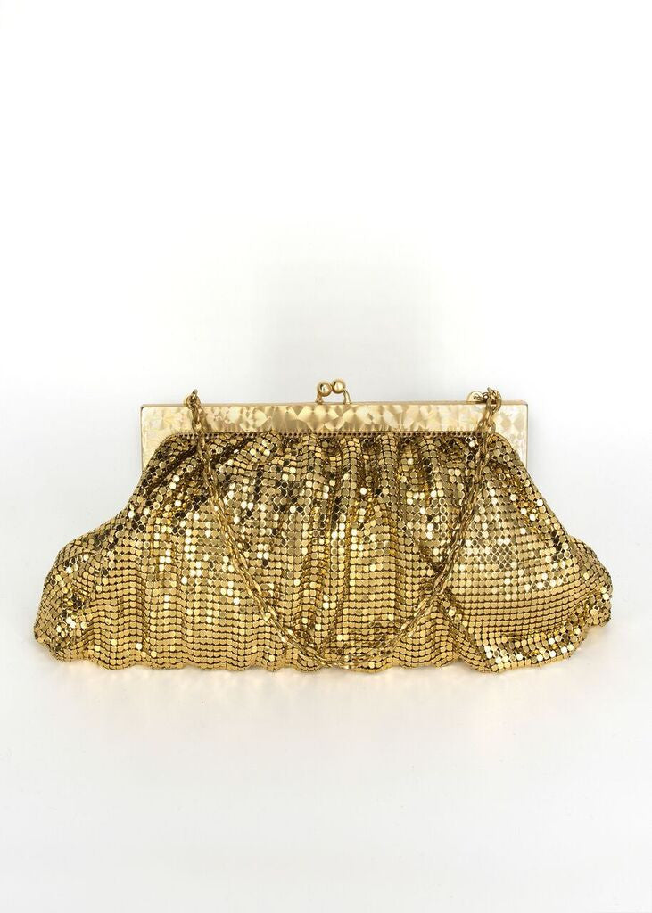 Gold Mesh Bag