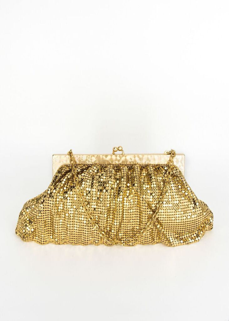 Gold Mesh Bag