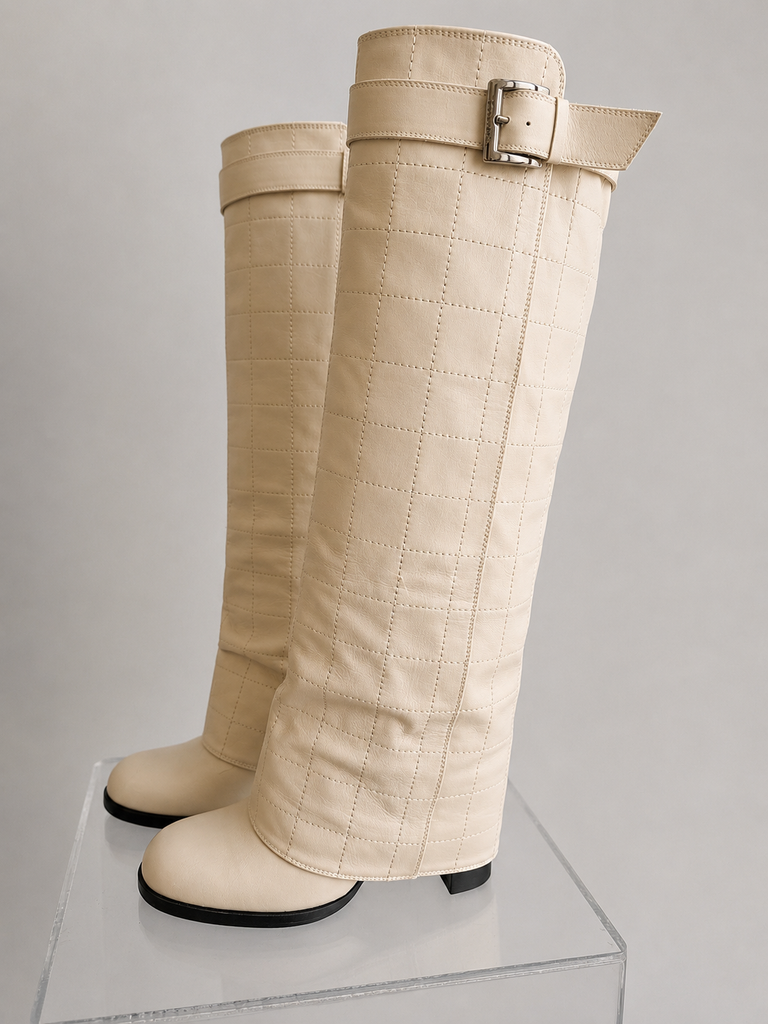 Chanel Vintage 2002 Equestrian Riding Boots