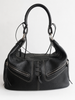 Tod's Pebble Leather Black Handbag