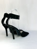 Gucci Suede Pointed-Toe Heel with Ankle Strap