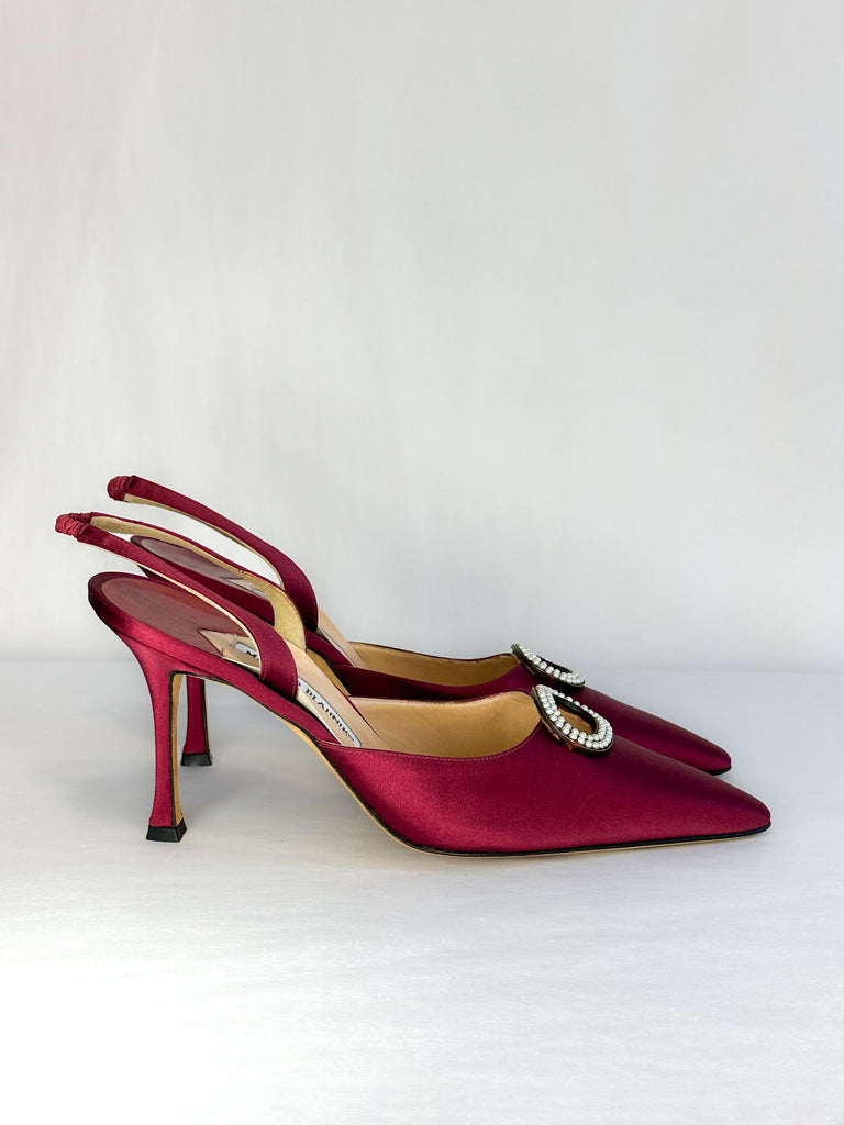 Manolo Blahnik Sling Back Heel