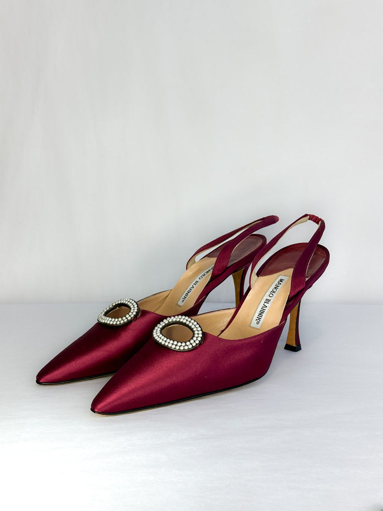 Manolo Blahnik Sling Back Heel