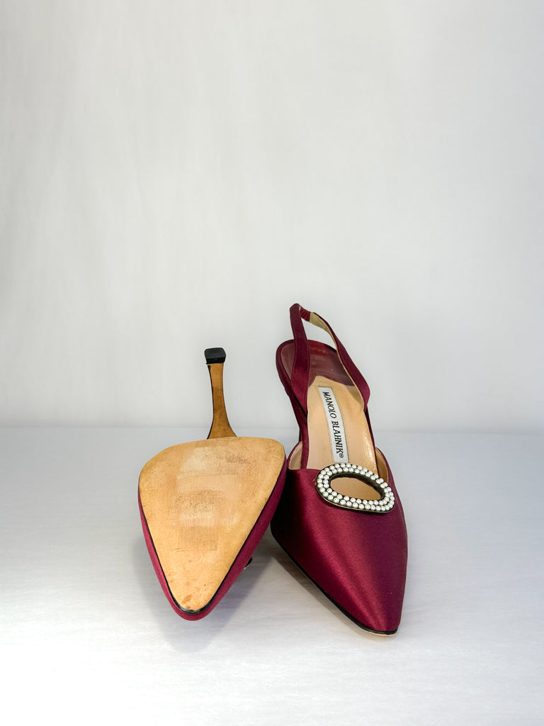 Manolo Blahnik Sling Back Heel