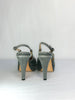 Chanel Denim Sling Back Platform Heel
