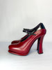 Prada Round Toe Platform Heel