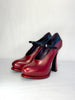 Prada Round Toe Platform Heel