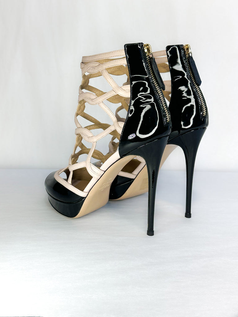 Valentino Cage Platform Sandals