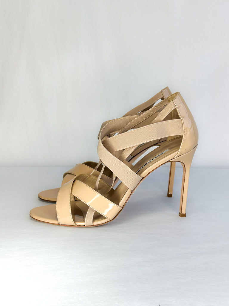 Manolo Blahnik Sling Back Sandals