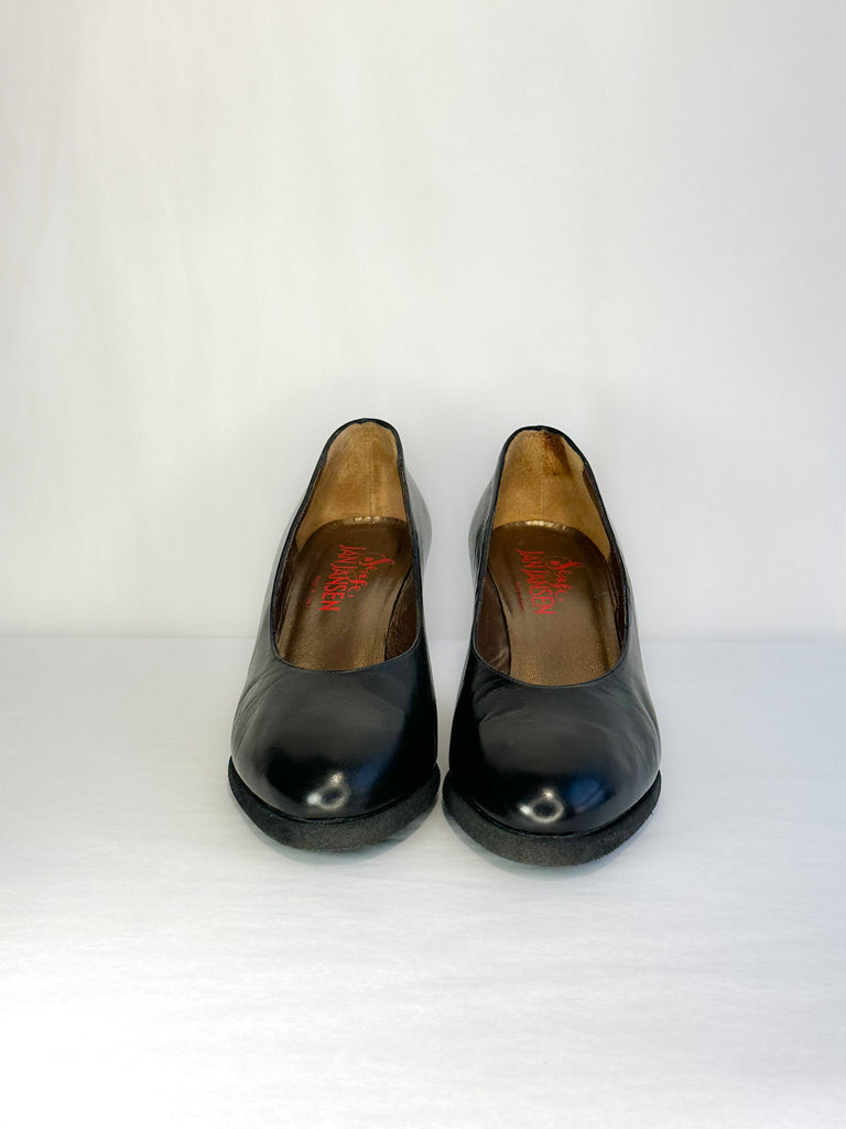 Jan Jansen Ballet Slipper Toe Sculpted Heels