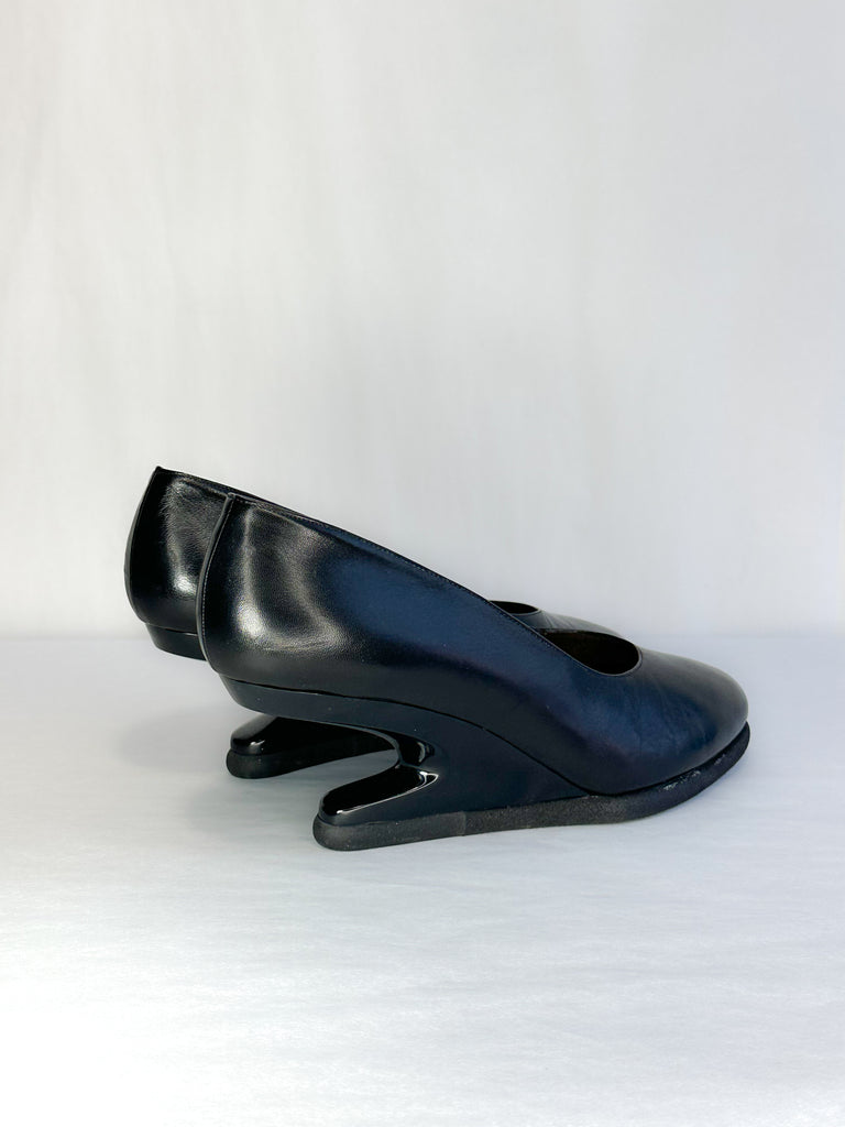 Jan Jansen Ballet Slipper Toe Sculpted Heels